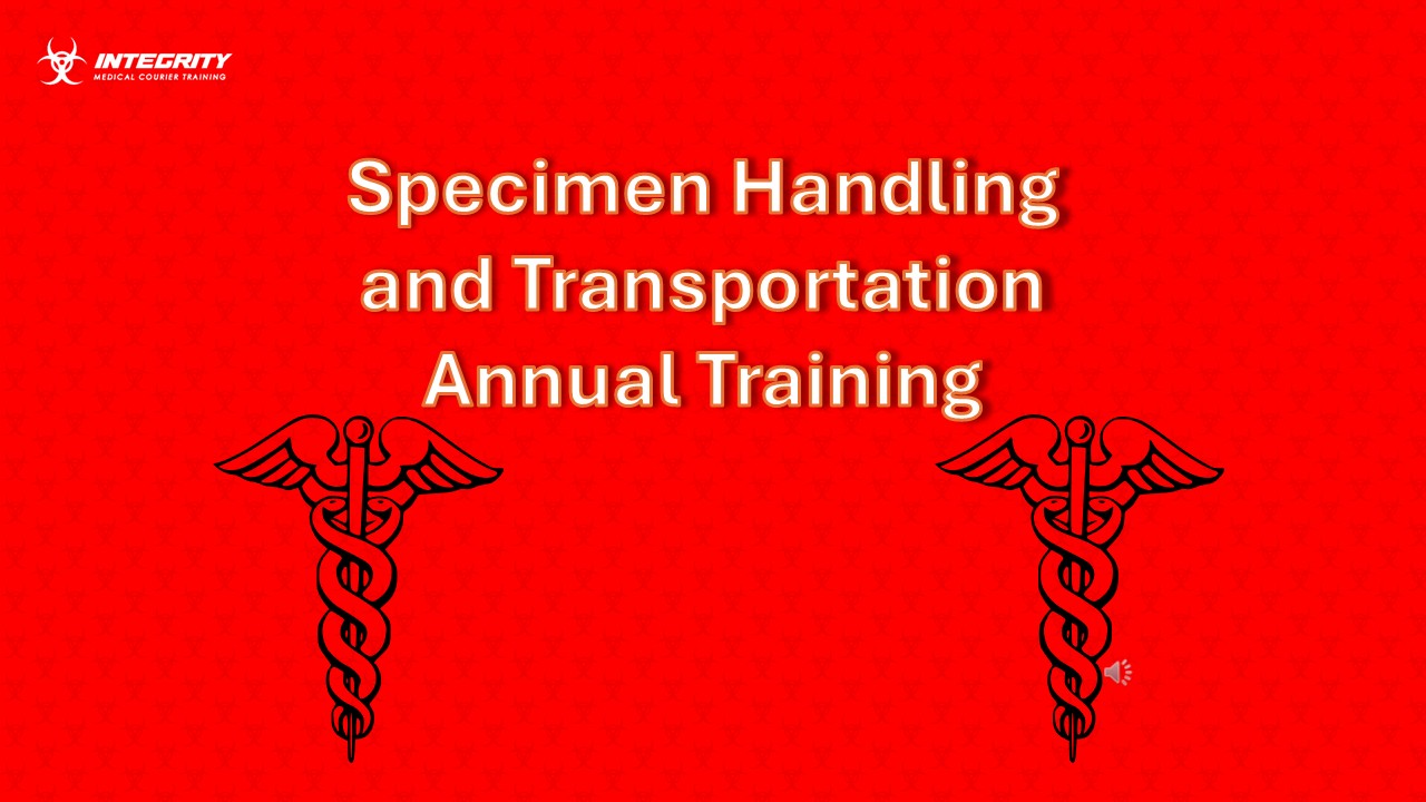 Integrity Medical Courier Training